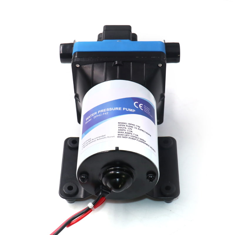 DC 12V 24V 55PSI High Flow 4 Chamber Diaphragm Water Pressure Pump