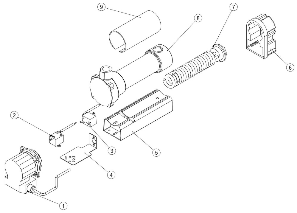 assembly of H3 Topstart water pump forced circulation heaters assembly of H3 Topstart water pump forced circulation heaters